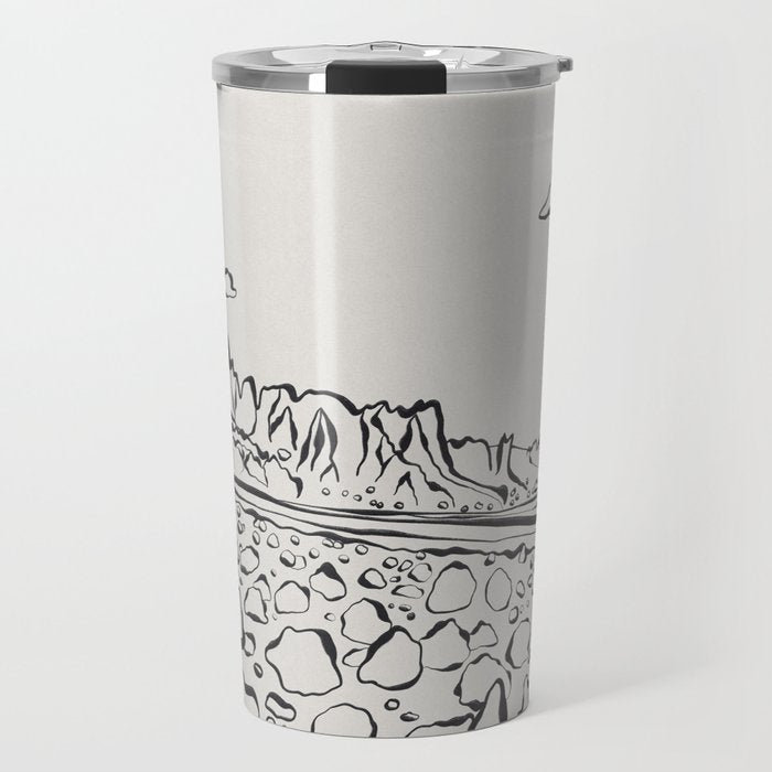 Rocky Desert Travel Mug Gallery Image 1