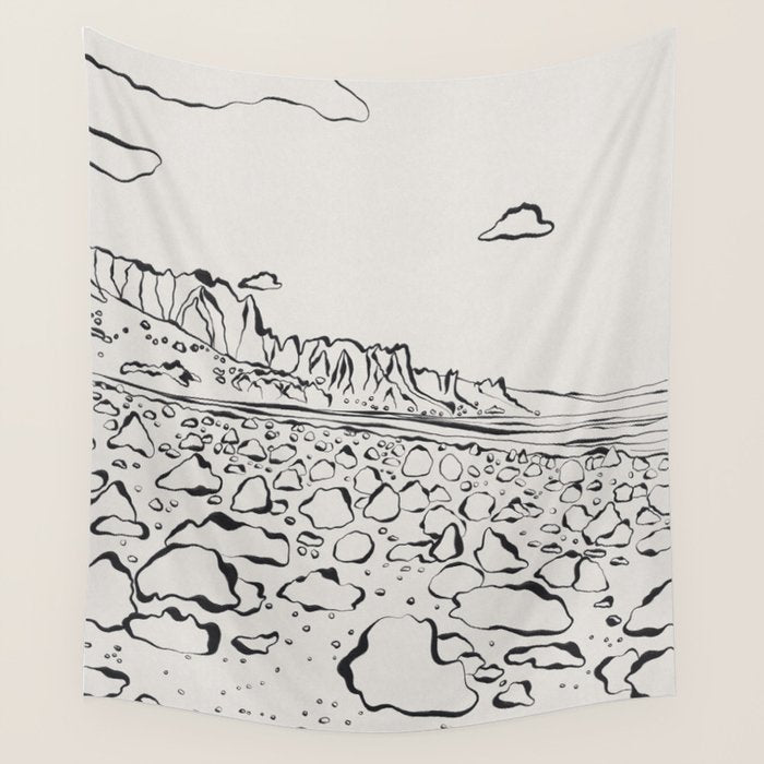 Rocky Desert Wall Tapestry Gallery Image 4