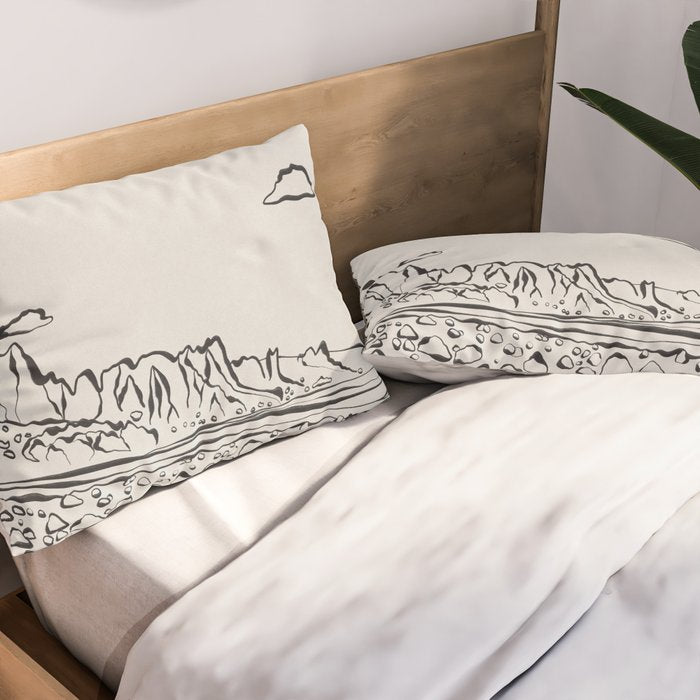 Rocky Desert Pillow Sham Gallery Image 2
