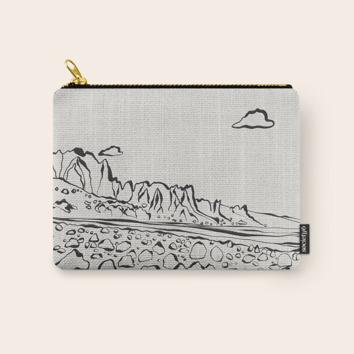 Rocky Desert Carry All Pouch Gallery Image 1