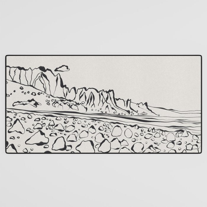 Rocky Desert Desk Mat Gallery Image 3