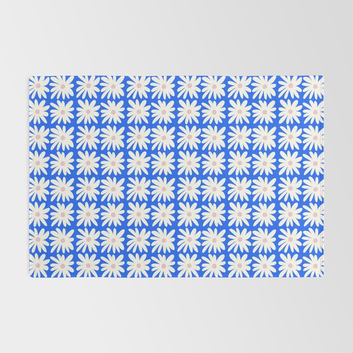 Daisies in Blue Rug Gallery Image 2