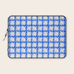 Daisies in Blue Laptop Sleeve Gallery Image 1