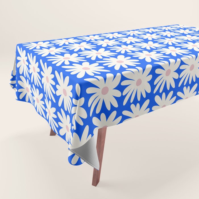 Daisies in Blue Tablecloth Gallery Image 1
