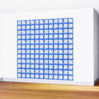 Daisies in Blue Wall Mural Gallery Image 2