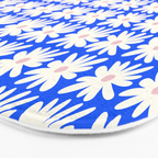 Daisies in Blue Bath Mat Gallery Image 3