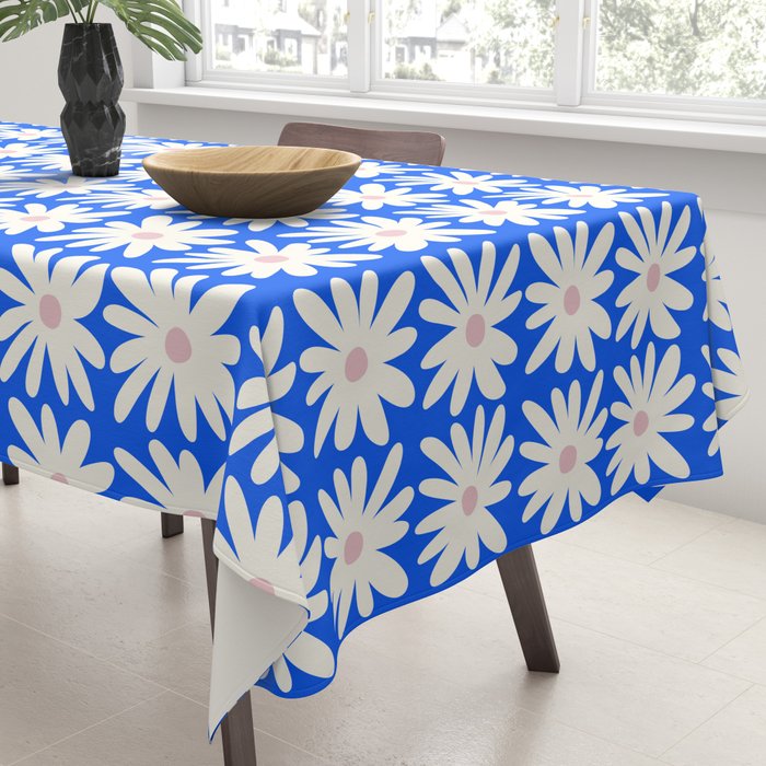 Daisies in Blue Tablecloth Gallery Image 3