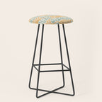 Sunshine - gold and sky blue Stool Gallery Image 1