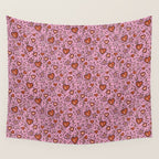 Love Witch Print in Pink Wall Tapestry Gallery Image 4