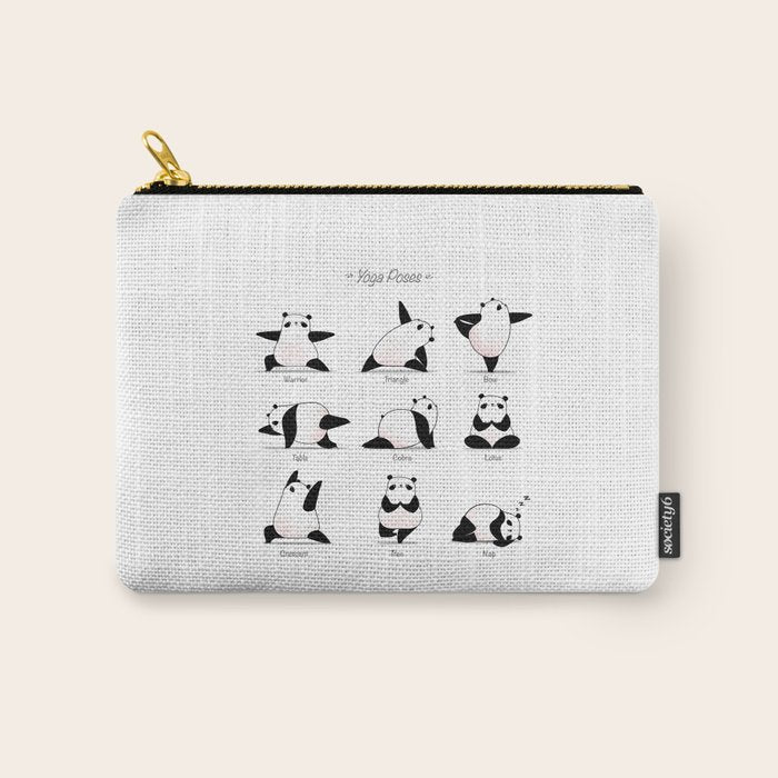 Yoga Panda II Carry All Pouch Gallery Image 1