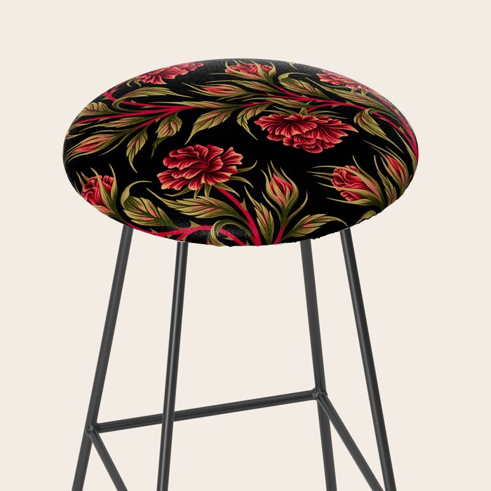 Rose - Red / Green Stool Gallery Image 2