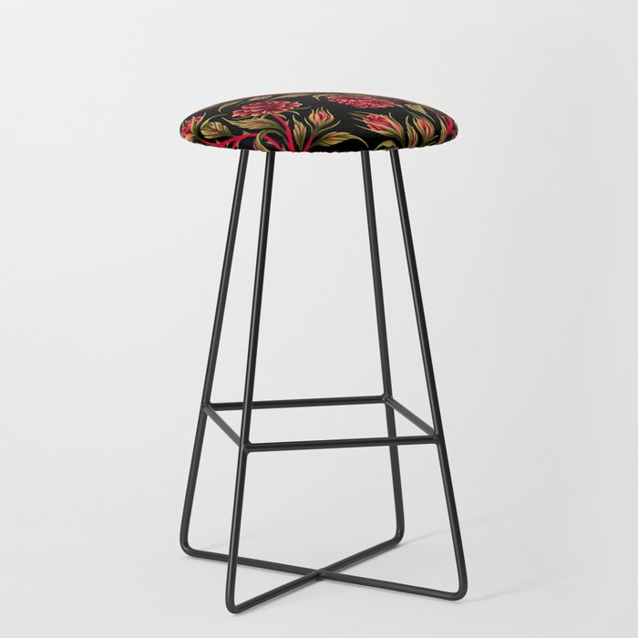Rose - Red / Green Stool Gallery Image 1