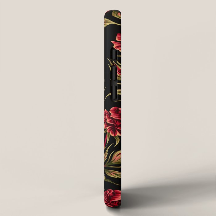 Rose - Red / Green iPhone Case Gallery Image 2