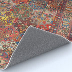 Antique Bakhtiari Oriental Jewel Persian Carpet Rug Gallery Image 4