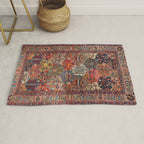 Antique Bakhtiari Oriental Jewel Persian Carpet Rug Gallery Image 1