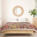 Antique Bakhtiari Oriental Jewel Persian Carpet Duvet Cover Gallery Image 3