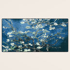 Van Gogh Almond Blossoms : Ocean Blue Art & Home Decor Desk Mat Gallery Image 3