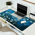 Van Gogh Almond Blossoms : Ocean Blue Art & Home Decor Desk Mat Gallery Image 2