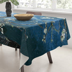 Van Gogh Almond Blossoms : Ocean Blue Art & Home Decor Tablecloth Gallery Image 3