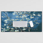 Van Gogh Almond Blossoms : Ocean Blue Art & Home Decor Desk Mat Gallery Image 1