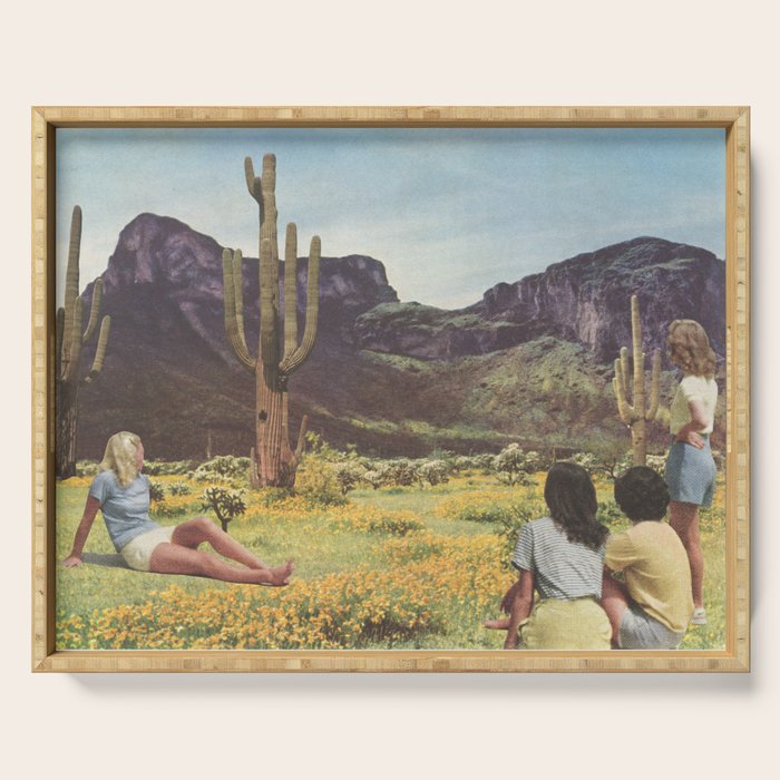 California Blooms  Serving Tray Gallery Image 1