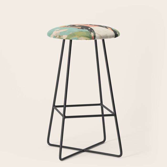 Chic Summer Elegance Stool Gallery Image 1