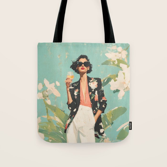 Chic Summer Elegance Tote Bag Gallery Image 1