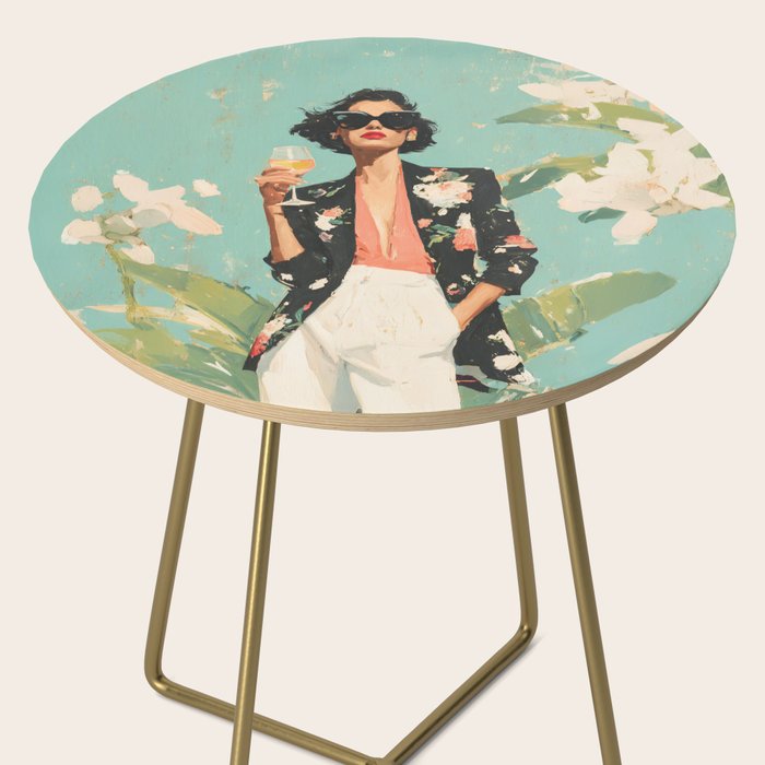 Chic Summer Elegance Side Table Gallery Image 2