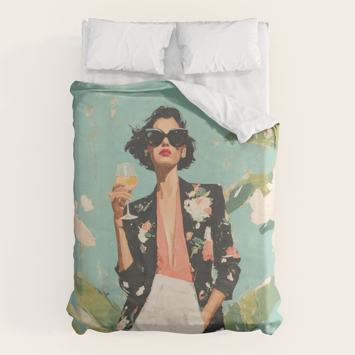 Chic Summer Elegance Duvet Cover Gallery Image 6