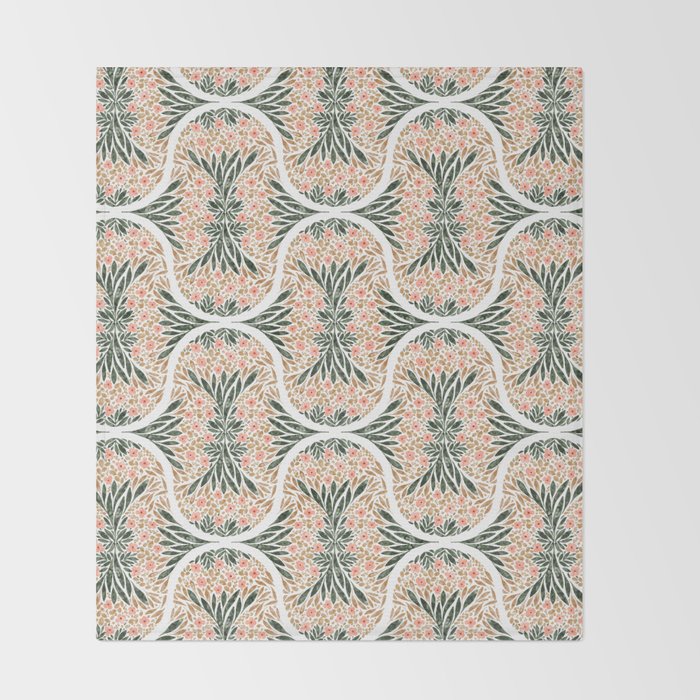 Botanical Breeze Decor Throw Blanket Gallery Image 2