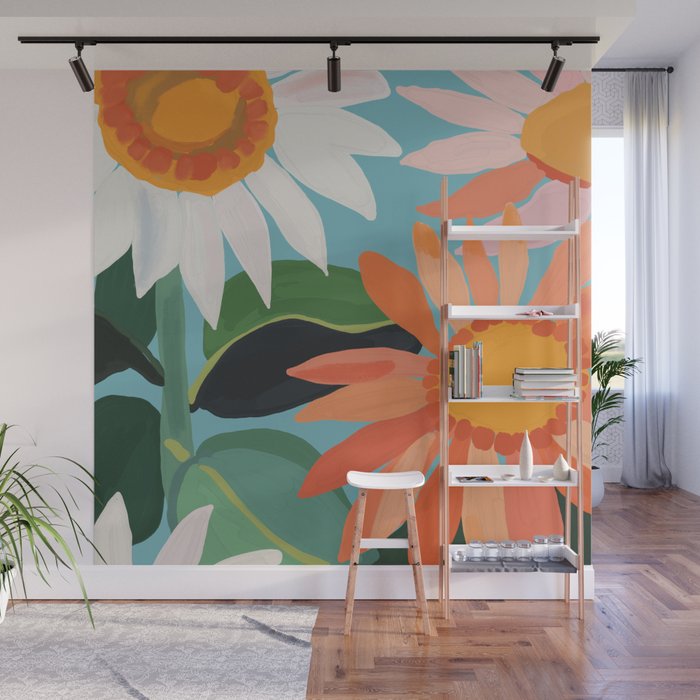 Sunflowers 21 Wall Mural Gallery Image 1