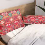 Epic Red Oriental Anthropologie Berber Atlas Moroccan Style Pillow Sham Gallery Image 2