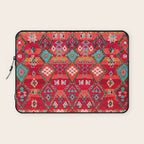 Epic Red Oriental Anthropologie Berber Atlas Moroccan Style Laptop Sleeve Gallery Image 1