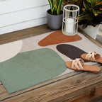 Abstract Shapes 12 Outdoor Rug Gallery Image 2