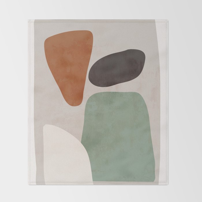 Abstract Shapes 12 Throw Blanket Gallery Image 2