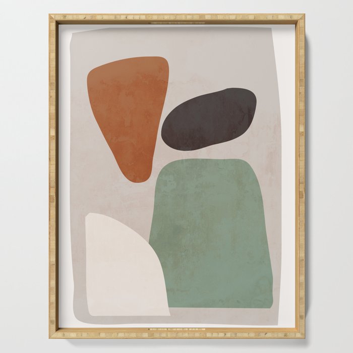Abstract Shapes 12 Serving Tray Gallery Image 1