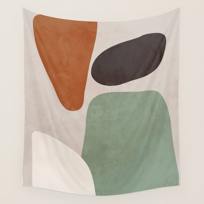 Abstract Shapes 12 Wall Tapestry Gallery Image 4