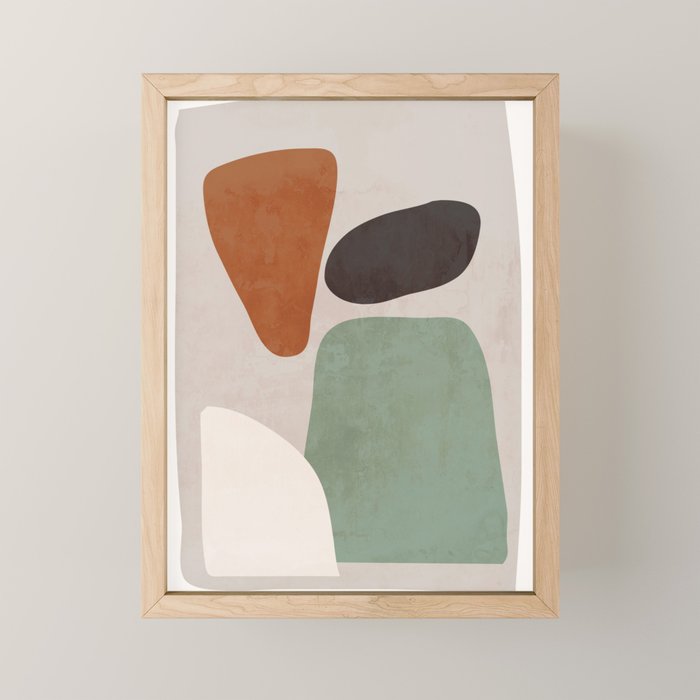 Abstract Shapes 12 Mini Art Print Gallery Image 1