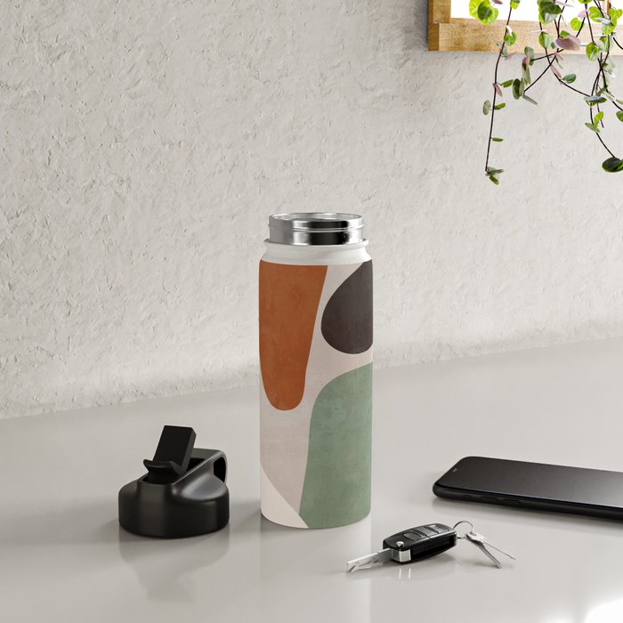 Abstract Shapes 12 Water Bottle Gallery Image 4