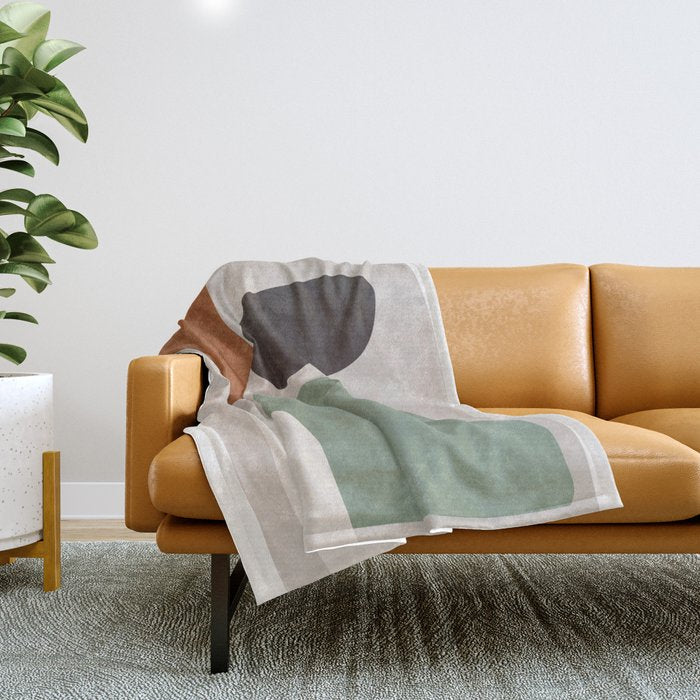 Abstract Shapes 12 Throw Blanket Gallery Image 1