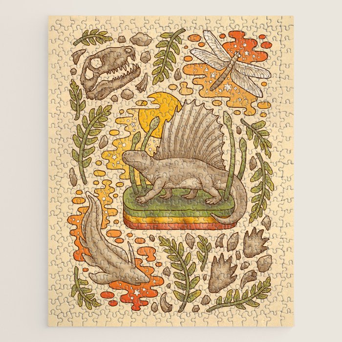Daydream Dimetrodon Jigsaw Puzzle Gallery Image 1