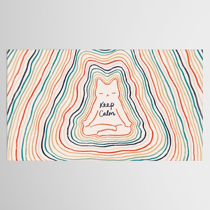 Keep Calm Cat 2 Tablecloth Gallery Image 2