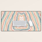 Keep Calm Cat 2 Desk Mat Gallery Image 1