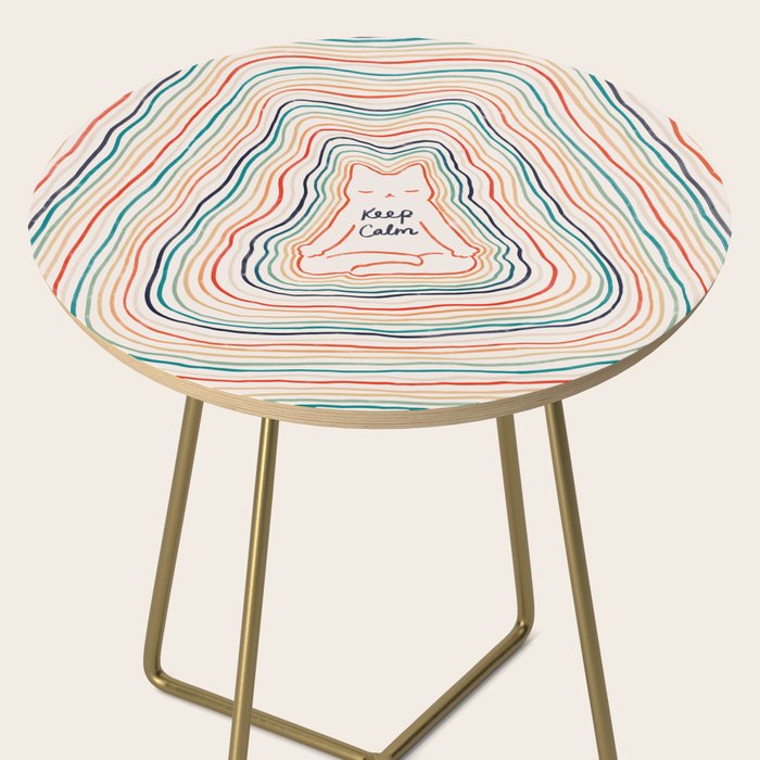 Keep Calm Cat 2 Side Table Gallery Image 2