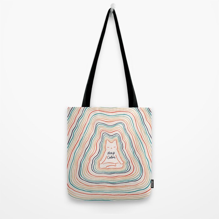 Keep Calm Cat 2 Tote Bag Gallery Image 2