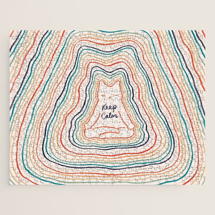 Keep Calm Cat 2 Jigsaw Puzzle Gallery Image 1