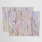 Urban Living | Abstract Geometric Shapes Digital Painting | eclectic Modern Contemporary Boho Chic Placemat Gallery Image 1