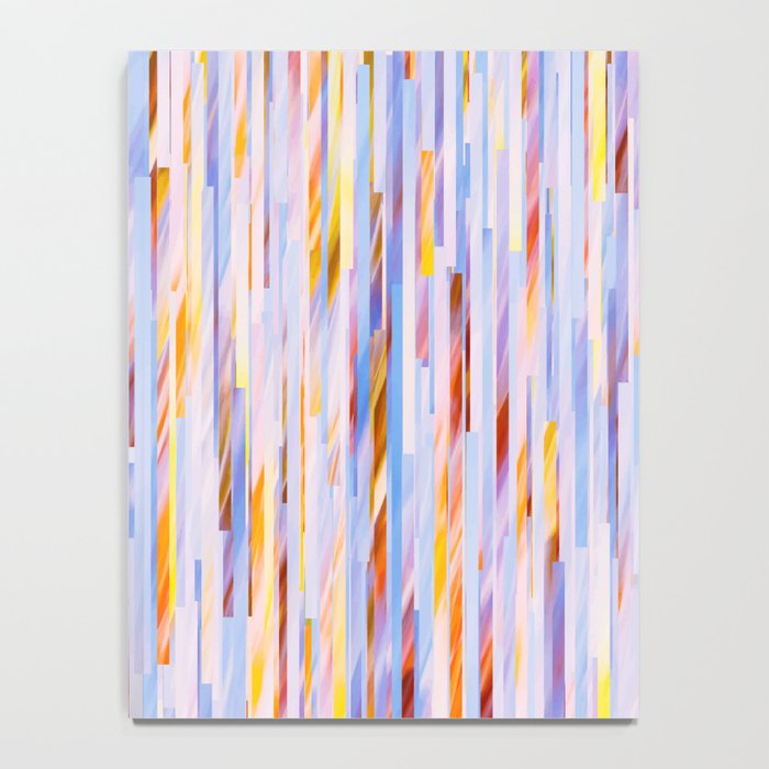 Urban Living | Abstract Geometric Shapes Digital Painting | eclectic Modern Contemporary Boho Chic Notebook Gallery Image 4