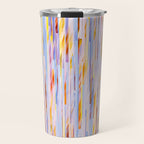 Urban Living | Abstract Geometric Shapes Digital Painting | eclectic Modern Contemporary Boho Chic Travel Mug Gallery Image 1