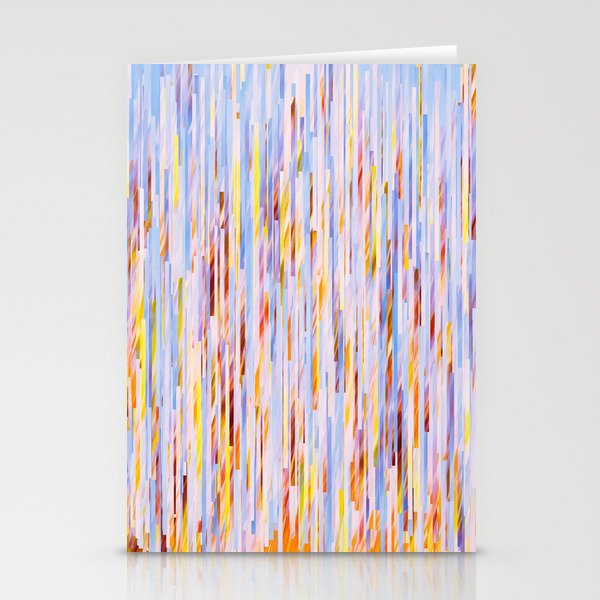 Urban Living | Abstract Geometric Shapes Digital Painting | eclectic Modern Contemporary Boho Chic Stationery Card Gallery Image 1
